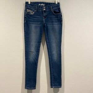 Short & Sexy Series Medium Wash Skinny Jeans - Size 9
